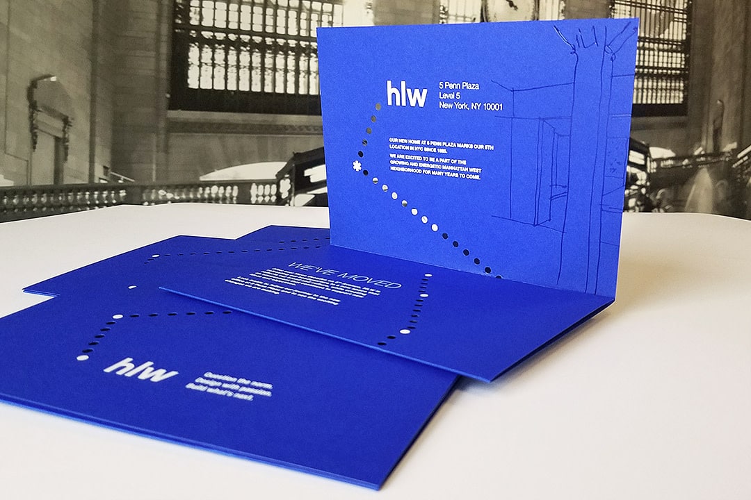 HLW mailers on display