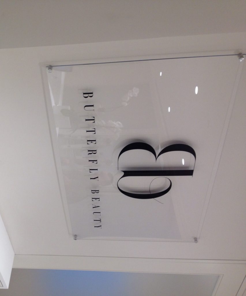 GSB Digital Butterfly Beauty Acrylic Sign