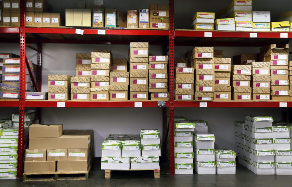 Paper Stock Shelves Lean GSB Digital