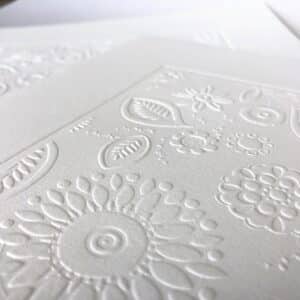 Embossed stationery NYC