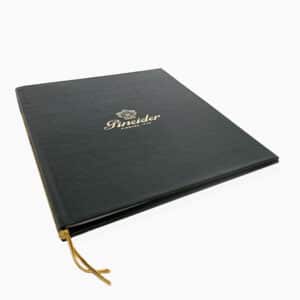 Linen hardcover book in NYC