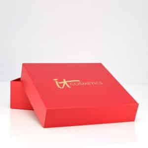 High end custom packaging with gold foil in NYC