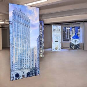 SEG Wall display Lightbox in NYC