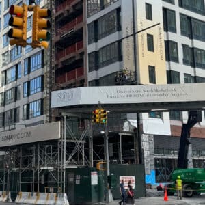 Building wraps in NYC