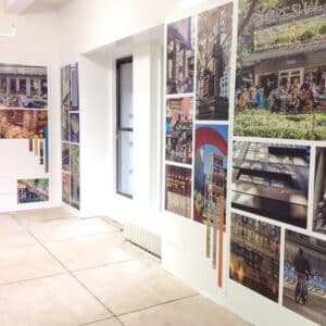 Mounted exhibit commercial real estate event NYC